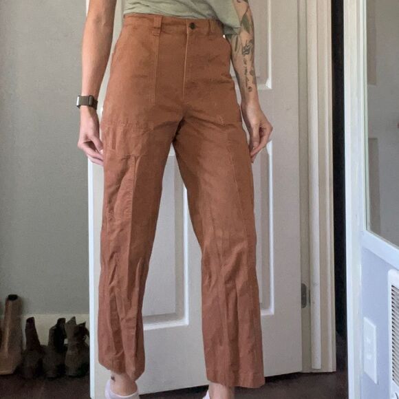 Abercrombie & Fitch Rust Straight Fit Cargo Pant - Picture 10 of 10